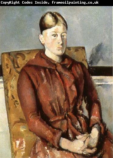 Paul Cezanne Madame Cezanne au fauteuil jaune
